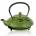 02 Dragonfly Green Iron Teapot 600ml
