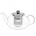00 Fount Glass Teapot (Stainless Steel Lid & Strainer) 1200ml ***SALE ITEM*** (20% OFF)