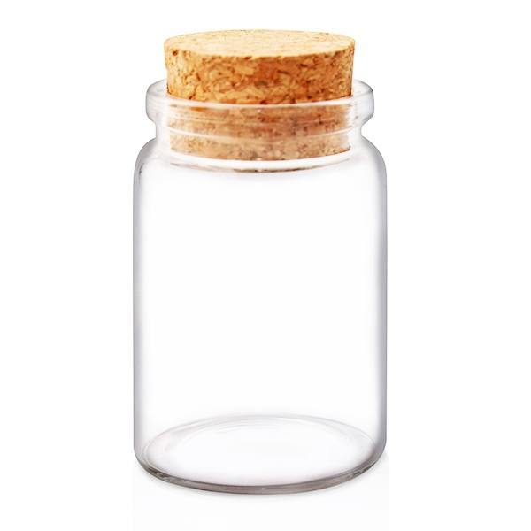 Glass Sample Jar 20g (cork lid) Tea Lovers