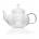 **Clara Glass Teapot w Glass Strainer 400ml