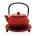 00 New Moto Red Iron Teapot 300ml