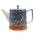 *01 Tako Spiral Blue Teapot 500ml NEW